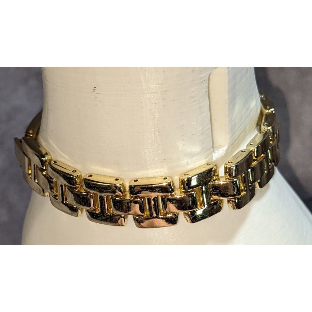 Ellen Tracy Gold Watch Band Bracelet